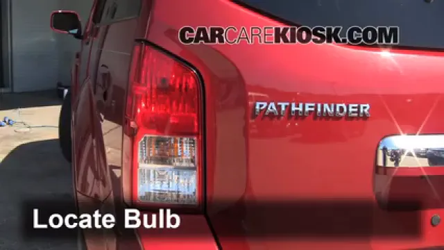 2010 Nissan Pathfinder SE 4.0L V6 Lights Turn Signal - Rear (replace bulb)